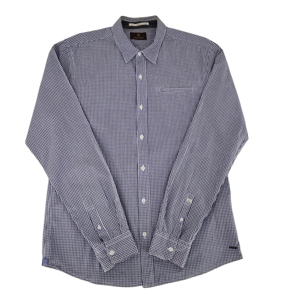SCOTCH & SODA Gingham Button-Up Shirt large - Picture 1 of 15